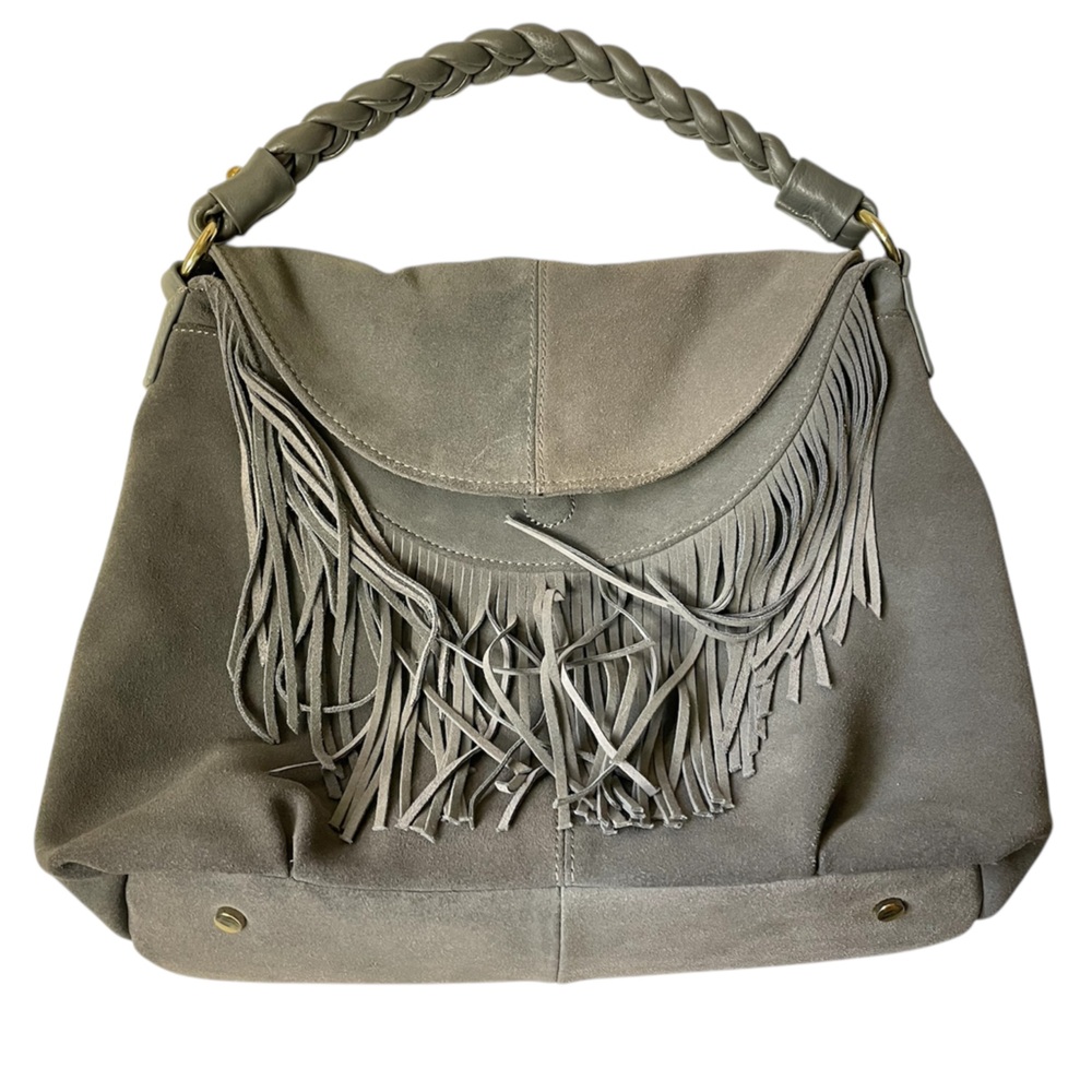 C.Z.Falconer Suede fringe Shoulder Bag boho